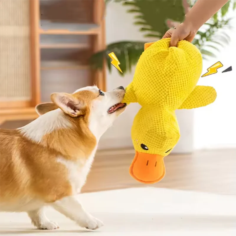 CalmDuck Plush Toy – Comfort, Play & Stress Relief for Your Dog