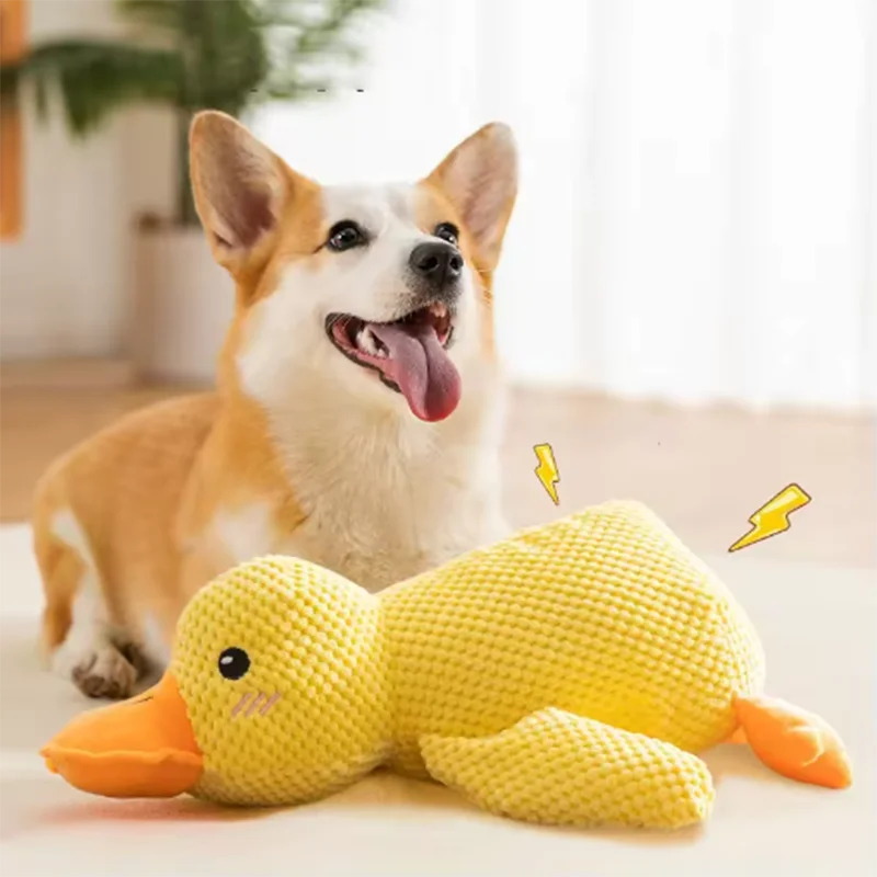 CalmDuck Plush Toy – Comfort, Play & Stress Relief for Your Dog