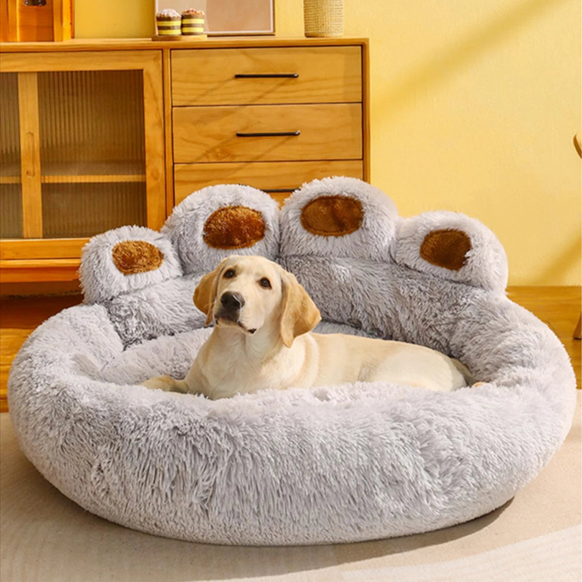 FluffyNest Plush Bed
