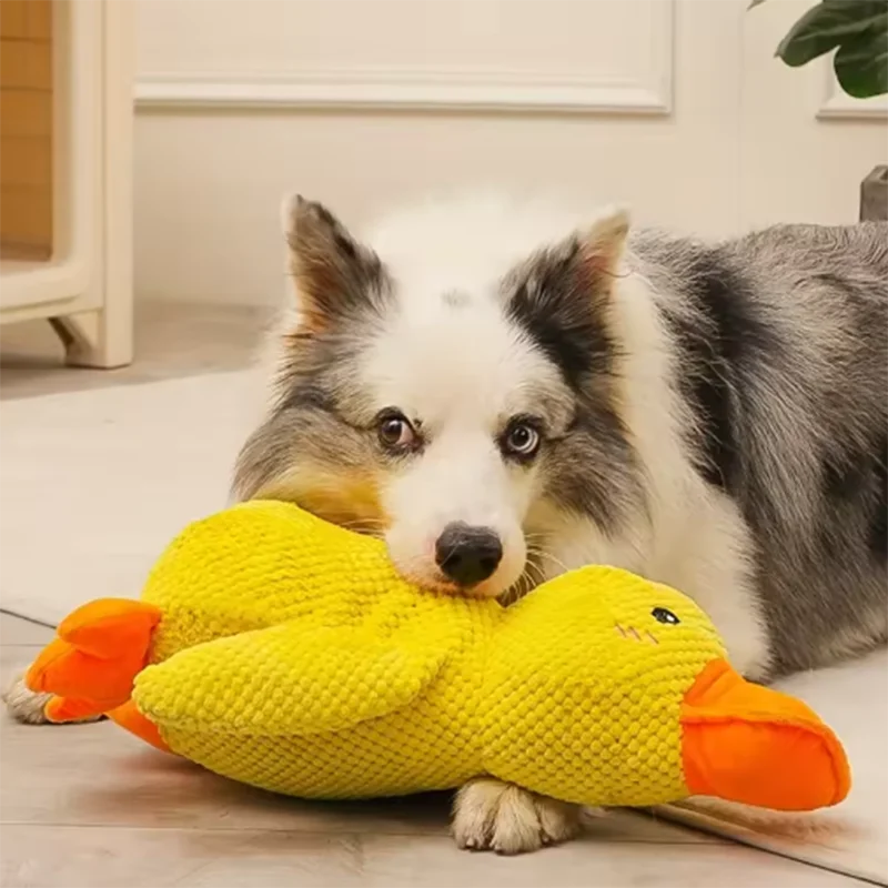 CalmDuck Plush Toy – Comfort, Play & Stress Relief for Your Dog