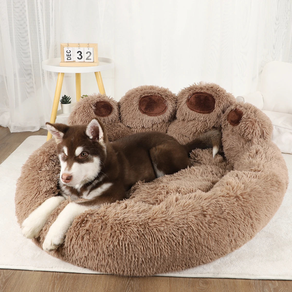 FluffyNest Plush Bed
