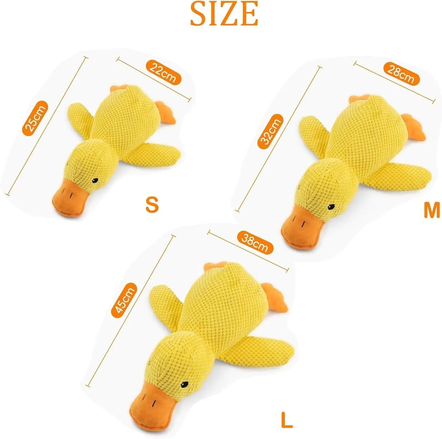 CalmDuck Plush Toy – Comfort, Play & Stress Relief for Your Dog