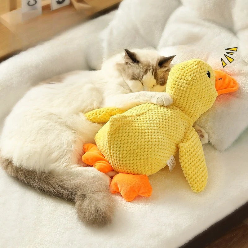 CalmDuck Plush Toy – Comfort, Play & Stress Relief for Your Dog