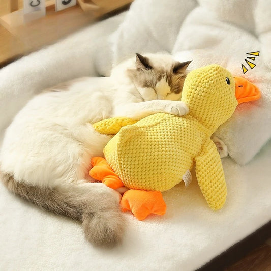 CalmDuck Plush Toy – Comfort, Play & Stress Relief for Your Dog